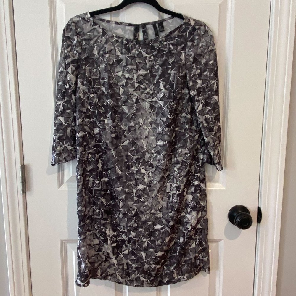 MNG Casual Stud Pattern Shift Dress‎ - Size 4